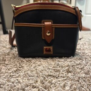 Dooney & Bourke Camden Saffiano Black Crossbody Bag NWOT